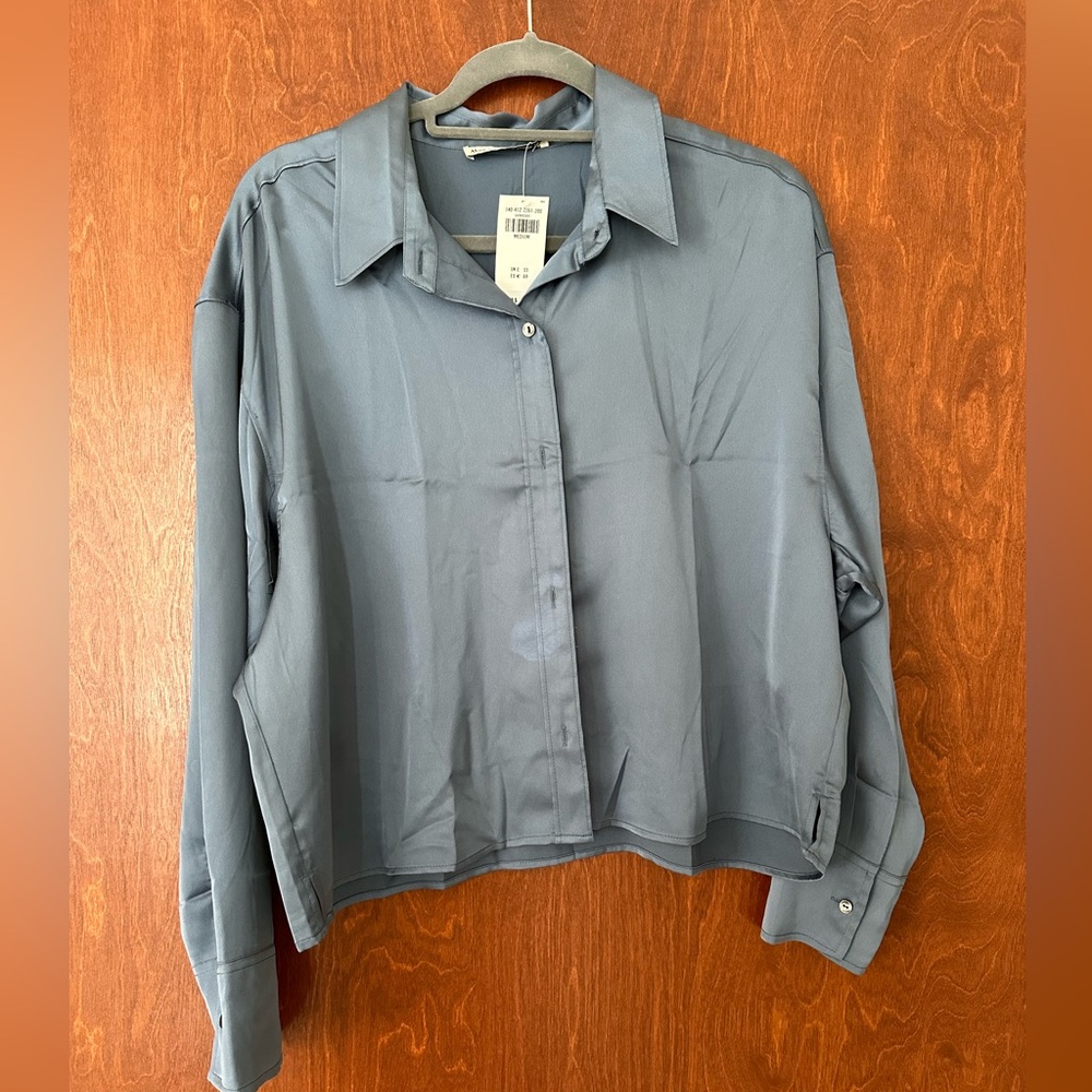 Abercrombie Satin Blouse
